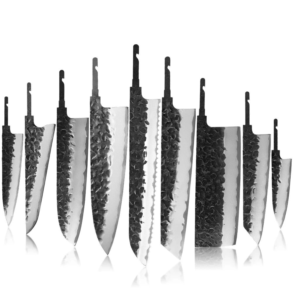 

Японские кованые ножи шеф-повара MOSTODOZ: Заготовки клинков Full Tang из цельной композитной стали для самостоятельного изготовления кухонных ножей