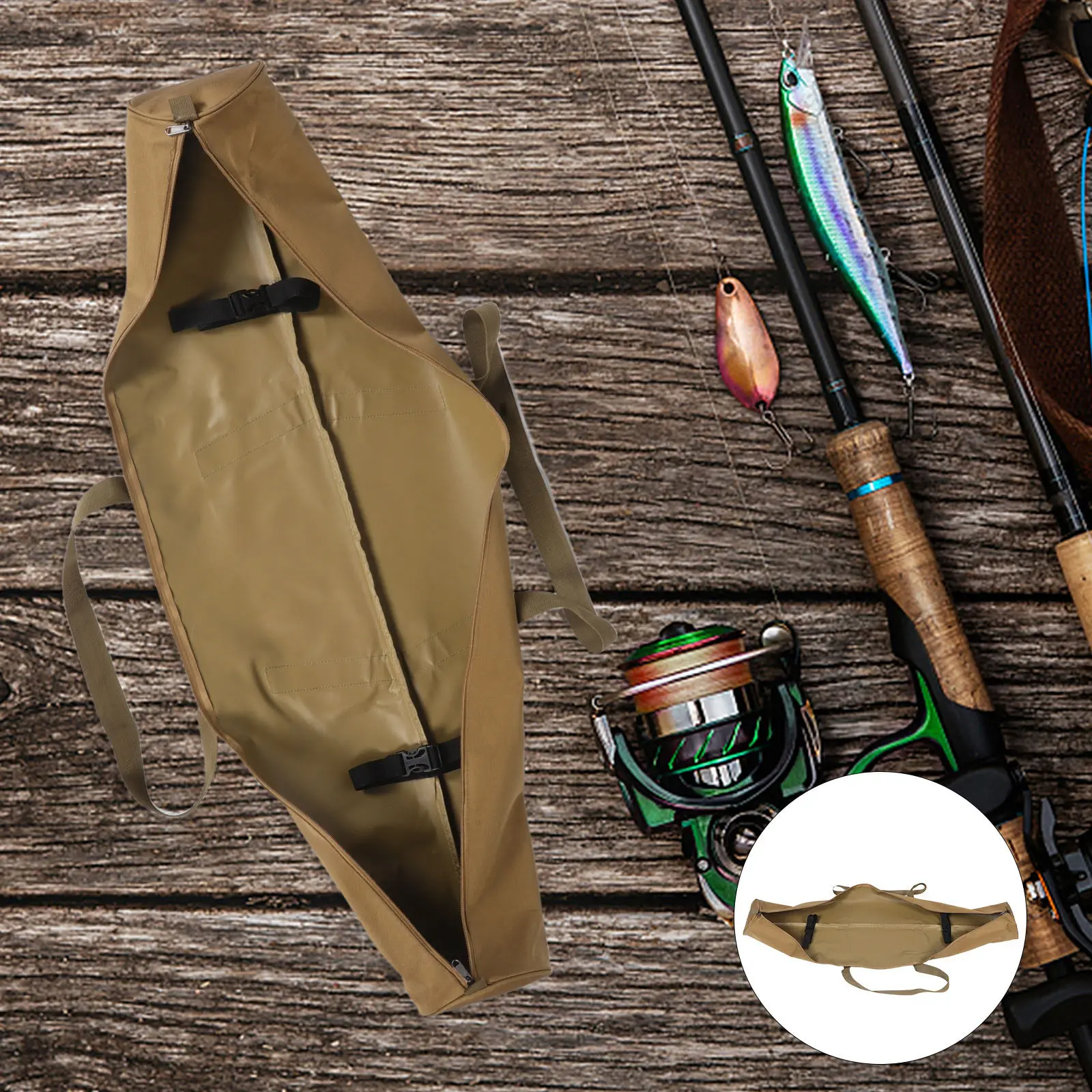 

Чехол для хранения уличного снаряжения из легкой ткани Оксфорд, для удочек, палаточных стоек, тентов, компактный, переносной