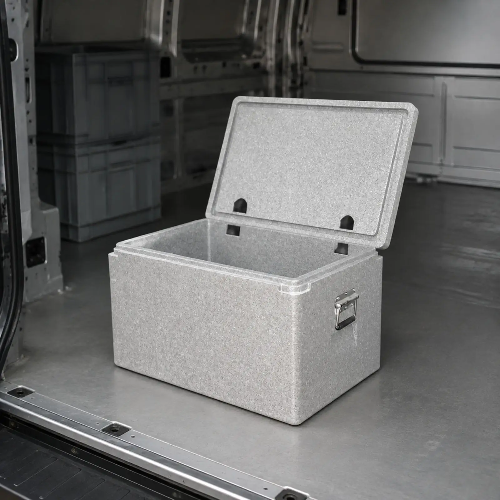 Portable EPP Insulated Transport Case Rectangular Foam Cooler Box Organizer Container for Meal Service