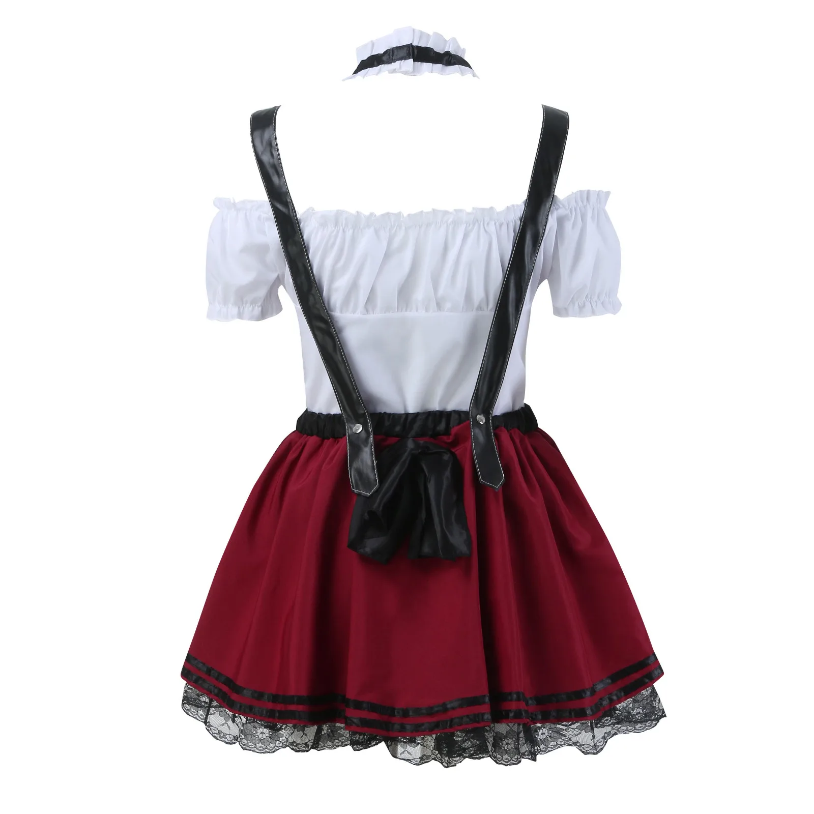 Women's Oktoberfest Dress Traditional German Bavarian Beer Girl Costume Body Sculpting Stage Costume Maid Costume Dresses