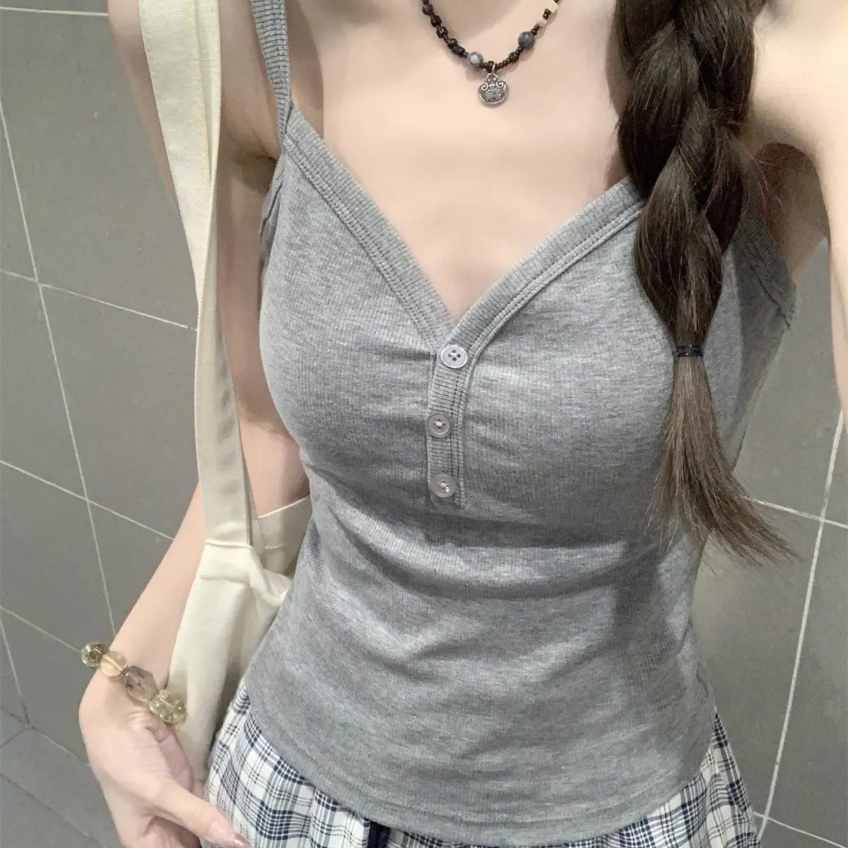 

Tanks Camis Womens Summer Ribbed Knit Halter Lace Trimmed Vest Cute Partywear Comfortable Breathable Slim Fit Vintage Y2K