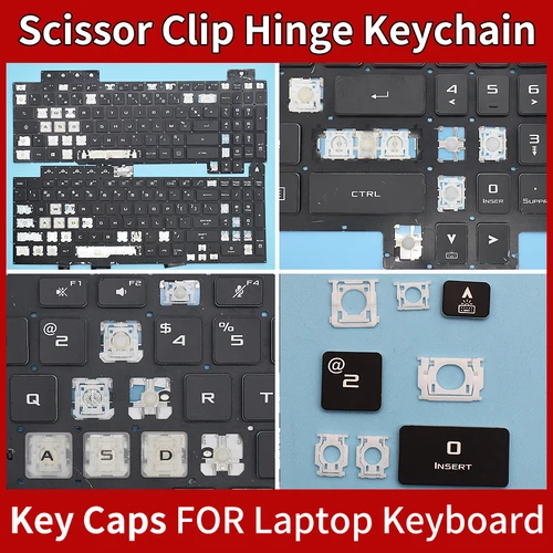 Tapa de llave de repuesto, Clip de tijera y bisagra para Asus TUF Gaming, FX705, FX705g, FX705gm, FX705GB, FX95, FX95G, FX705GD, FX706U, FX706