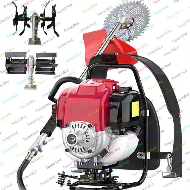 Four-stroke rear-loading gasoline lawn mower agricultural lawn mower