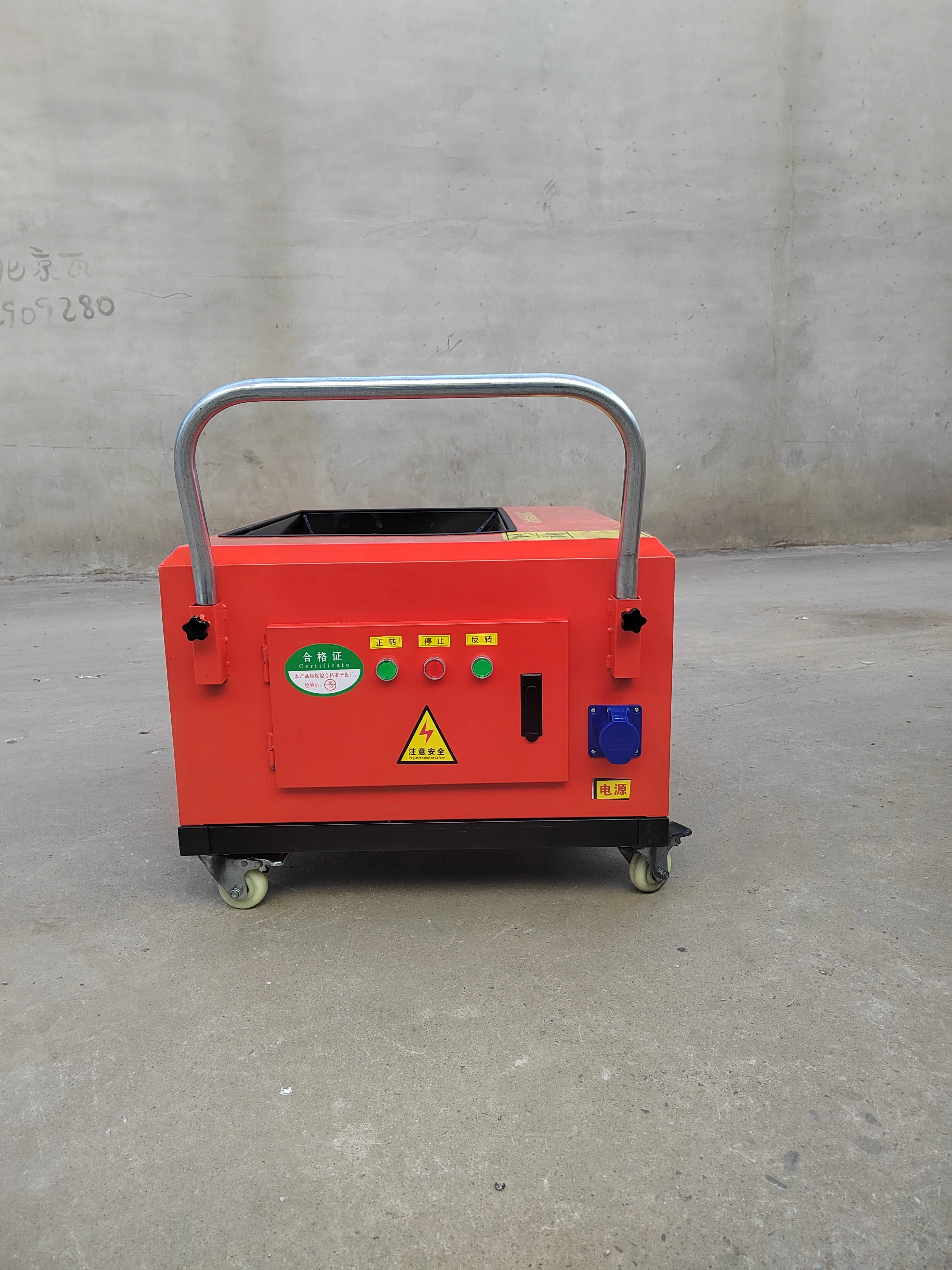 Secondary Structure Concrete Pump 220 or 380 Volt Electric Trailer Concrete Pump New Mobile Small Concrete Pump Machine