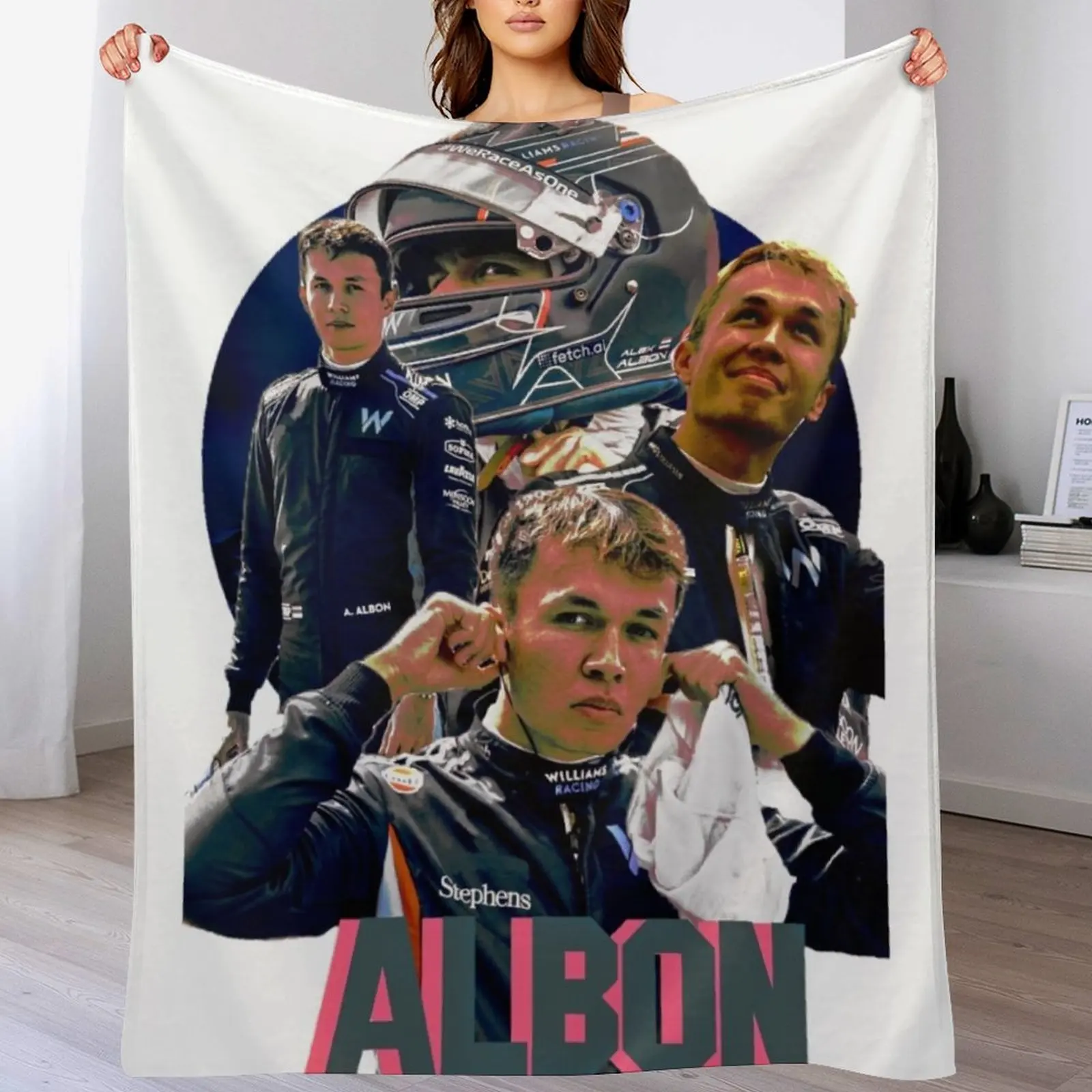 

Alex Albon Throw Blanket For Baby Cute Plaid blankets and throws Heavy Blankets