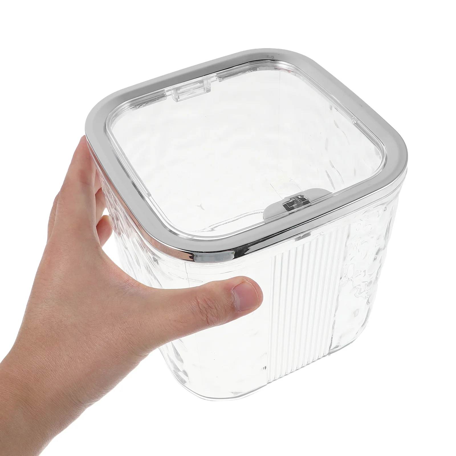 

Accessories Storage Box For Transparent Hair Clip Organizer With Press To Open Design Portable Hair Tie Holder For