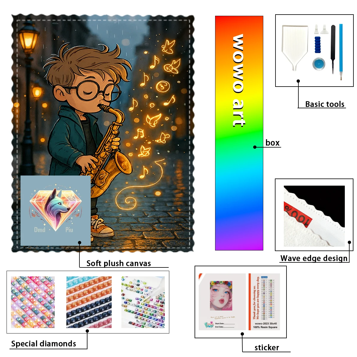 【Piu Diamond Art】El power de la Musik 100% راتينج FD+ab+cr مجموعة ختم الماس تحفة مثالية تستحق الشراء #1