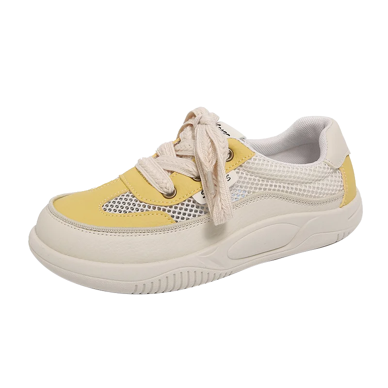 

Summer Women's Shoes Hollow Breathable Comfortable Non-slip Thick Sole Flat Casual Shoes Outdoor Sneaker Casual Sports Shoes
