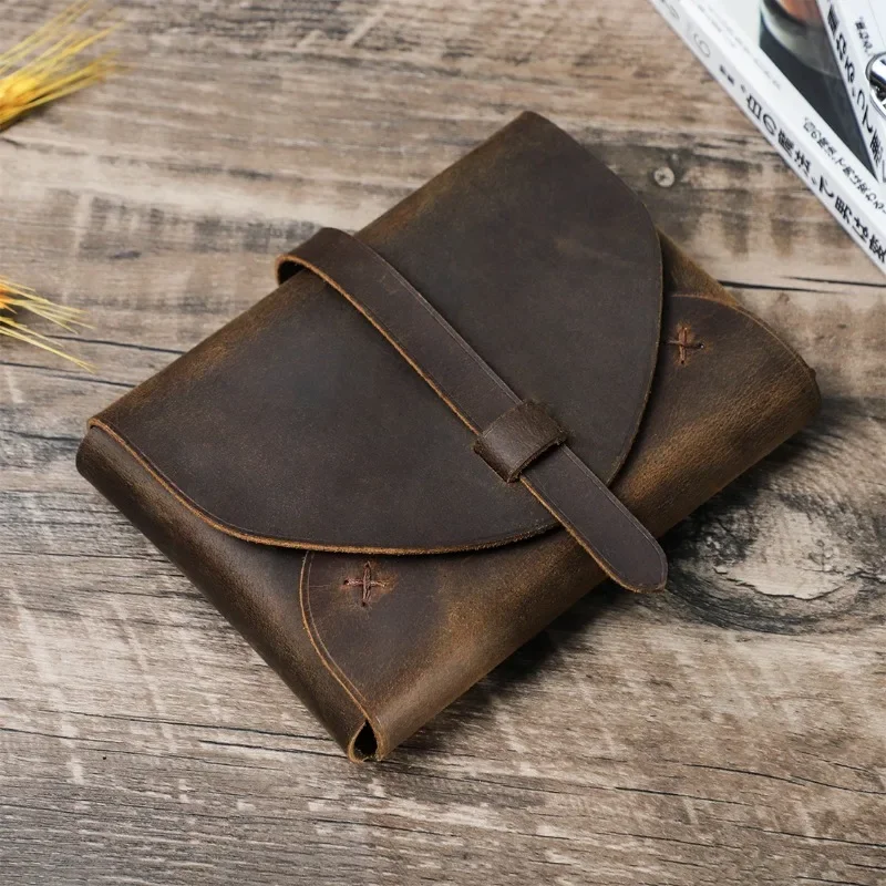 Étui de couverture de livre en cuir rétro personnalisé NuSO k, sac de transport, stockage de la Sainte Bible, sac à main de protection d\'étude, 100%