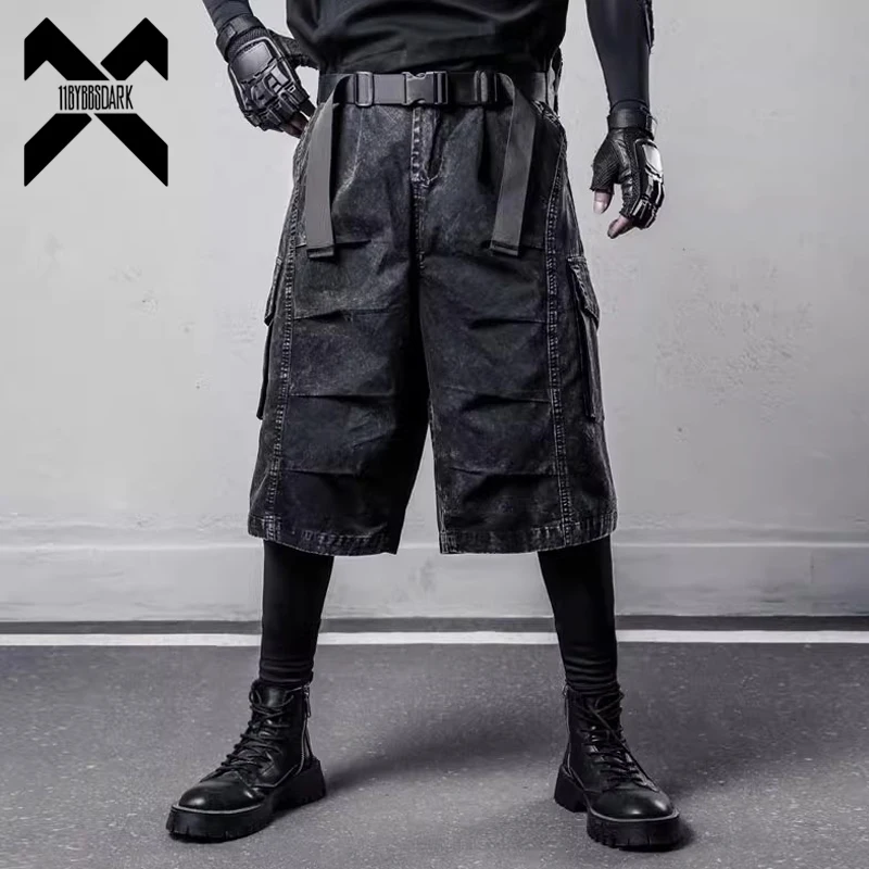 

Vintage Baggy Denim Shorts 2025 Mens Washed Wide Leg Cargo Short Pants Loose Luxury Designer Shorts Cropped Pant