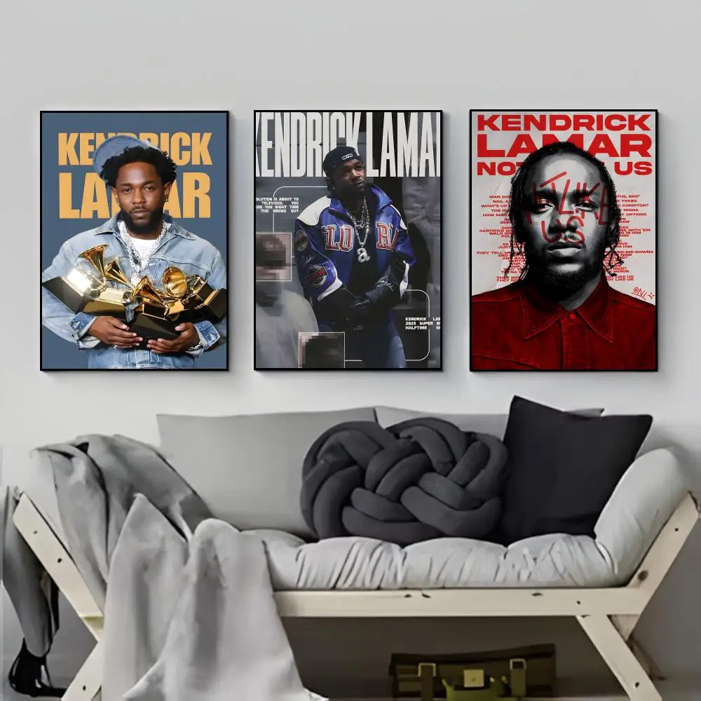 Rapper K-Kendrick Lamar Poster Poster HD  Waterproof Wall Sticker Bar Living Room Decor Gift