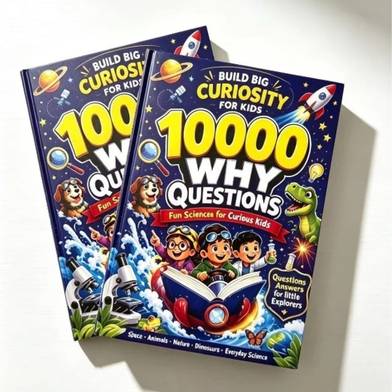 10000 Why Questions Kids Science Book Fun Q&A Exploration Learning Book for Curious Children and Young Minds