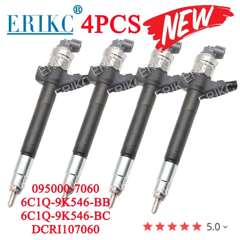 

4PCS 095000-7060 New Diesel Nozzle DCRI107060 Common Rail Injector 6C1Q-9K546-BC for Ford Transit 2.4 TDCI 6C1Q-9K546-BB