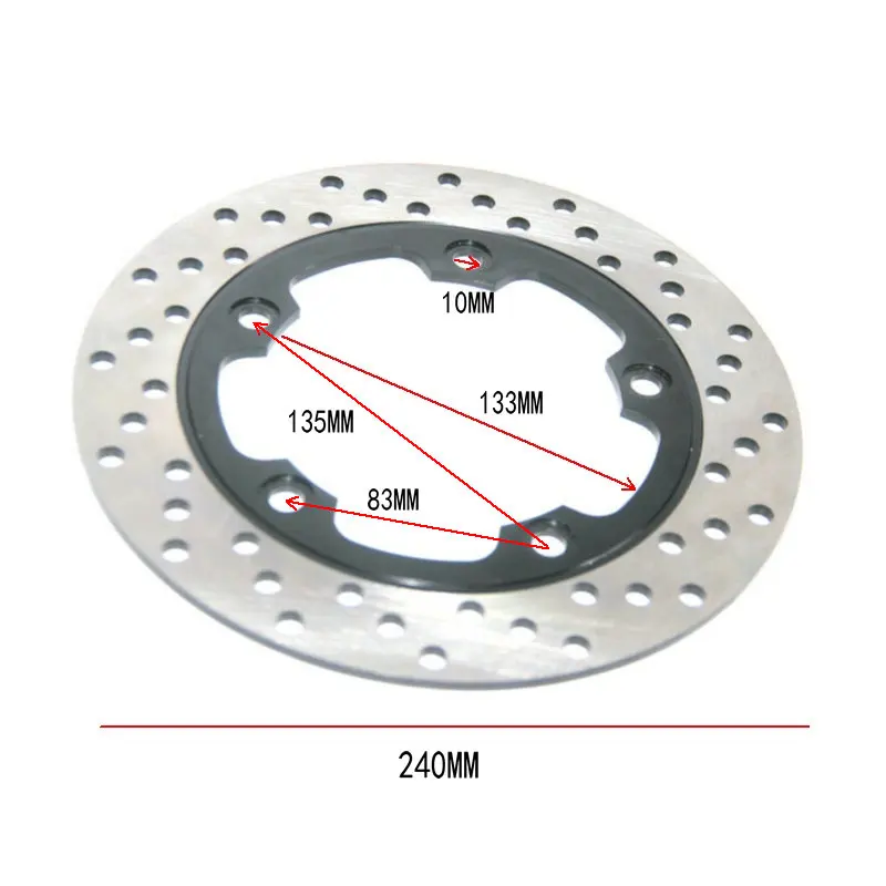 Motorcycle Brake Discs For Suzuki Inazuma GW250 GSX1250 GSR400 GSR750 GSR600 GSF650 GSX650 SV650 GSF1250 Rear Wheel Brake Disc