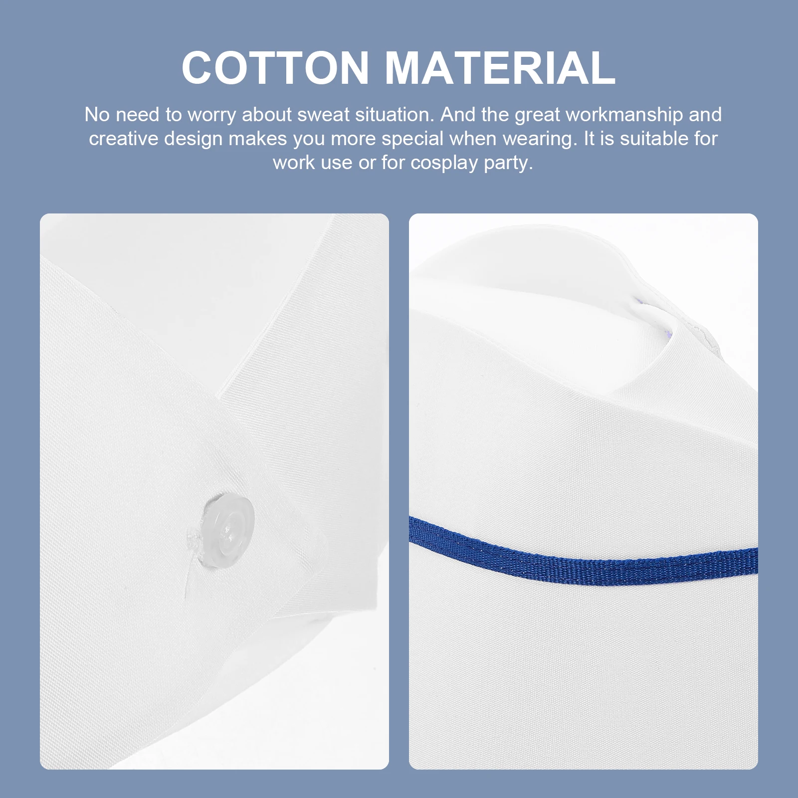 قبعة ممرضة زي الملحقات التمريض الأبيض النساء الملحقات تنفس مريحة العمل تأثيري قبعة الجري الطرف