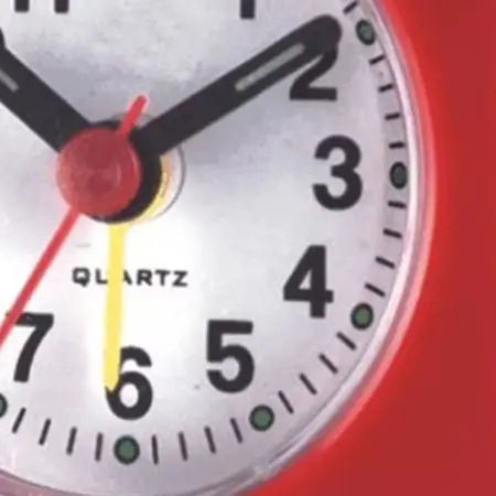 Lightweight Alarm Clock Designed for Frequent Travelers with Snooze 4-Stage Alarm and Low-Intensity Light Display