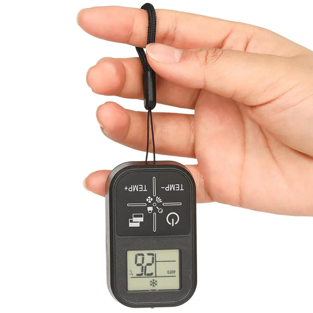Mini English Universal Air Conditioner Remote Control Equipped With Indoor Thermometer Function Portable Handle image 3