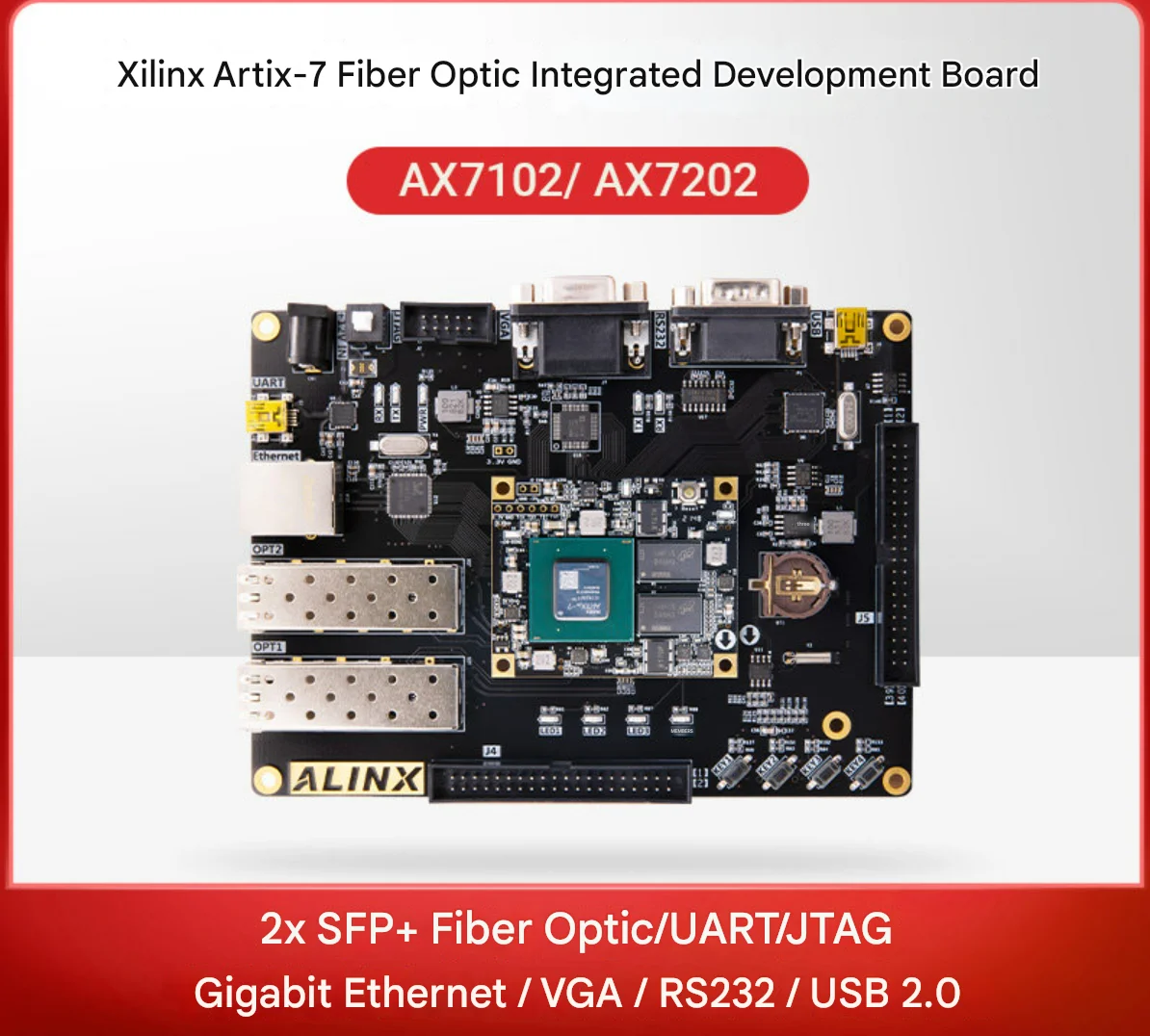 FPGA Development Board XC7A35TA/XC7A100/200TA7-Lite Industrial Control ARTIX7 Core Board