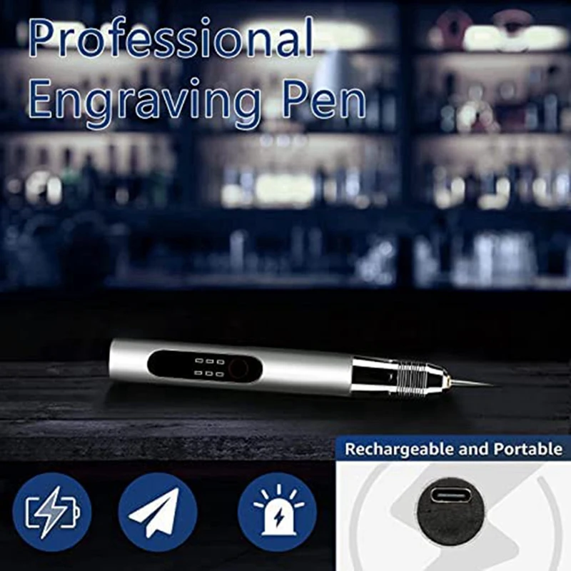 Mini Stylo de Meulage Rechargeable SB, Machine à Polir les Ongles, Outil de Gravure Sans Fil, A, 1 Ensemble