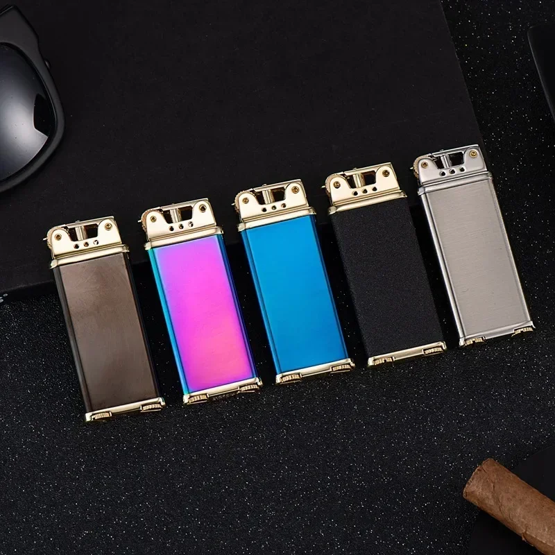 2024 Zoro  Kerosene Lighter New Narrow Machine Slim Thin Metal Brass Creative Personality Lighter Available For