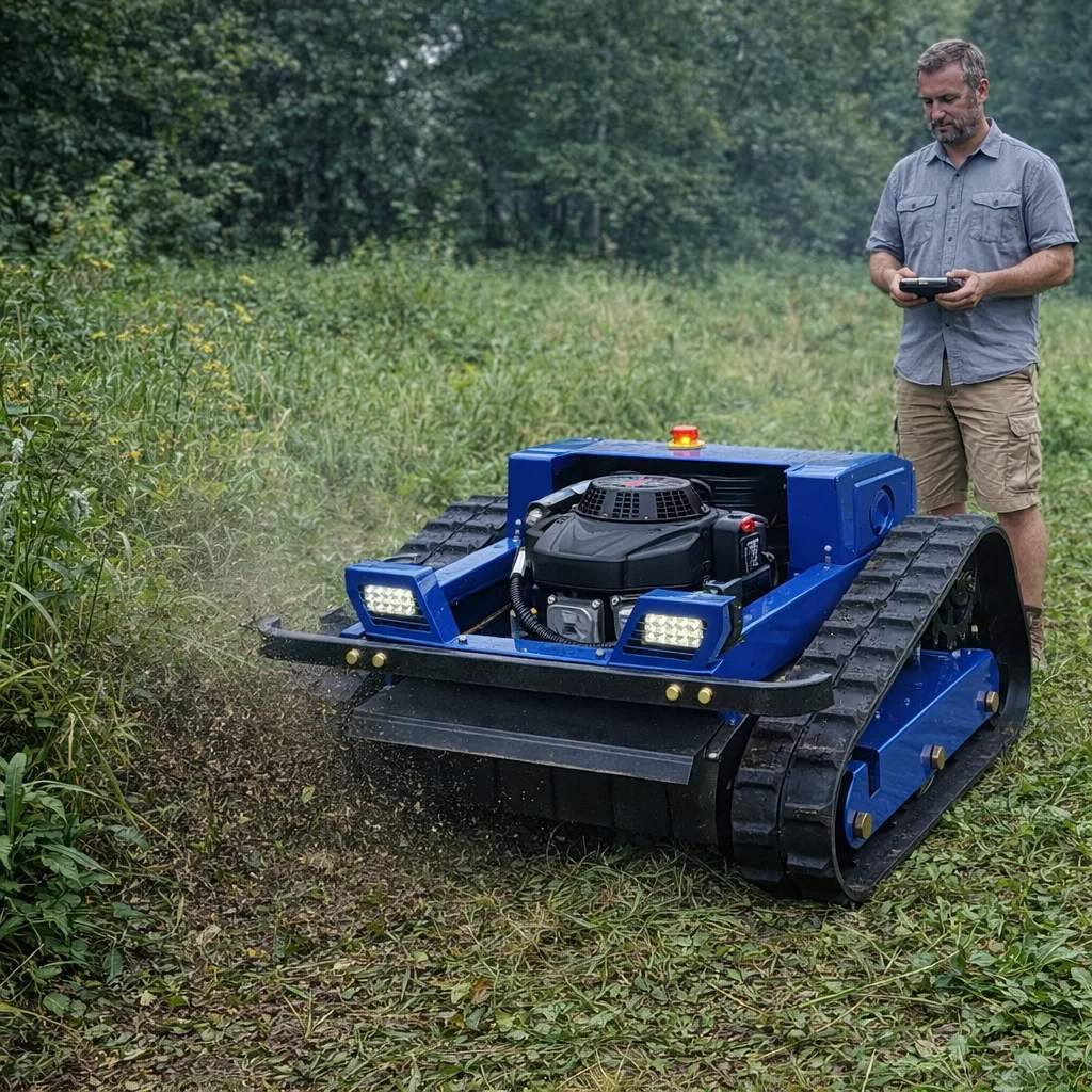 

Customized Hot Selling Mini Remote Control Lawn Mower CE/EPA Certified Featuring Engine Motor Core Components