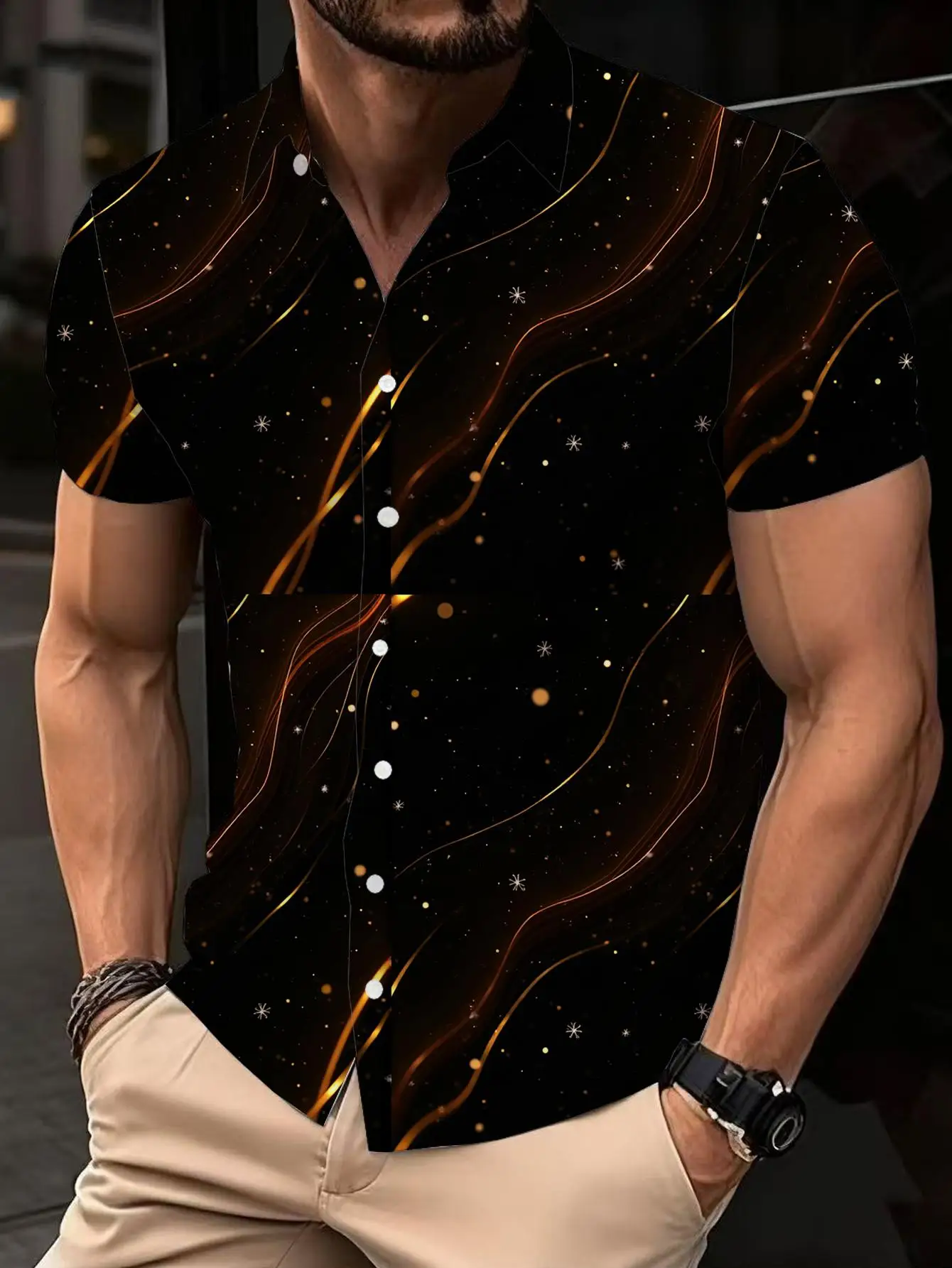 1pcs Men's shirts 2026 Summer 3D Printed Short sleeve Aversized t shirt Couple Breathable Solid color Sports T shirts Quick Dry