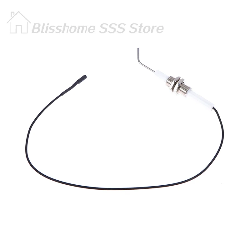 【S】Ignition Part Plug Ceramic Electrode Igniter With Wire 30cm In Round 2.3mm Terminal High Quality Durable Practical Usefu