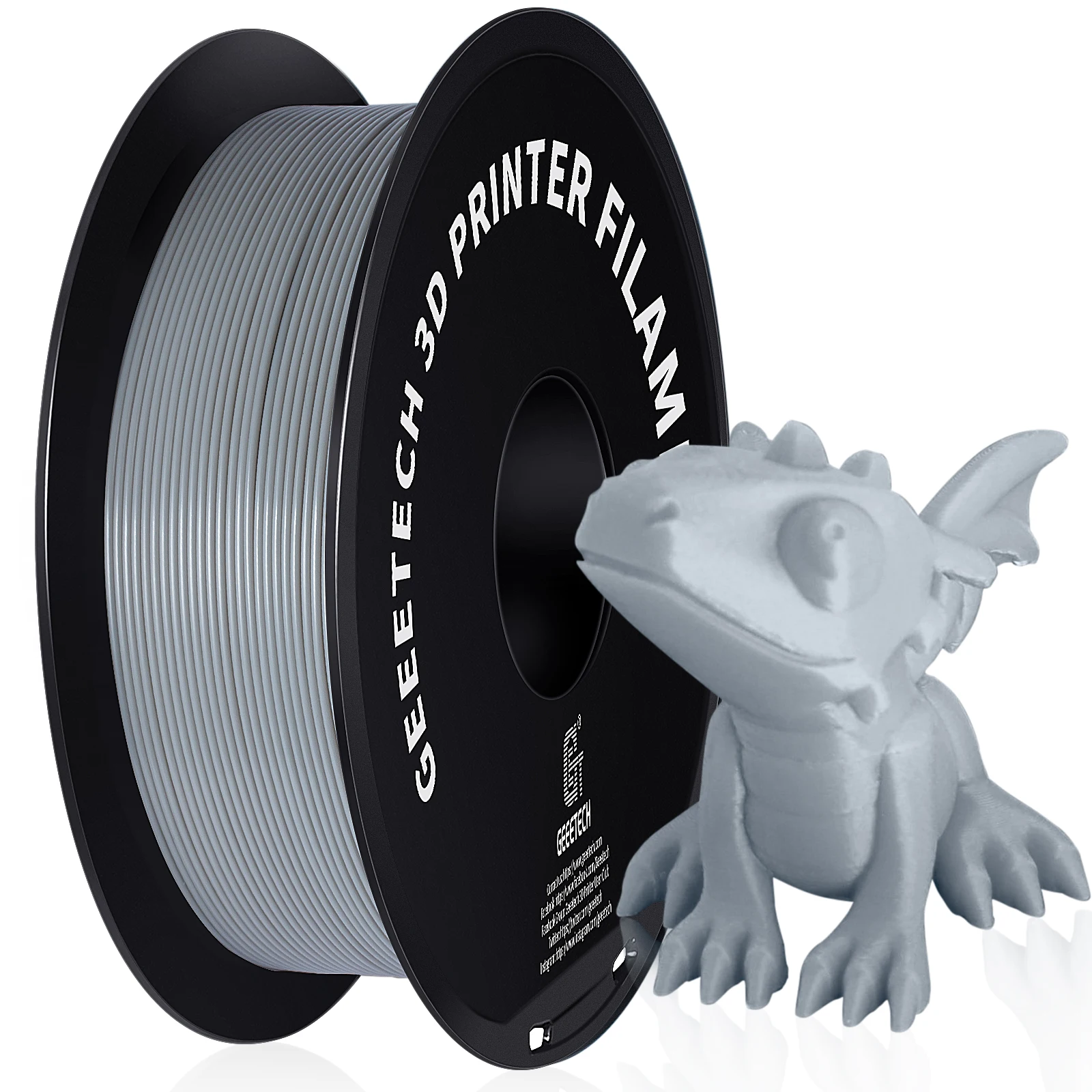 GEEETECH PETG Filament 1kg 1,75mm ± 0,03mm do drukarki 3D, 1KG (2,2LBS) Drukowanie 3D Szybka wysyłka, pakowanie próżniowe, nieplączący się