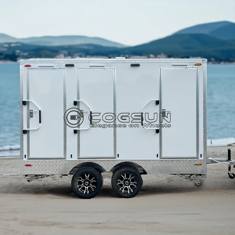 

Best-Selling Luxury Restroom Trailer with Shower for Public Use at Marinas and Boat Launch Areas