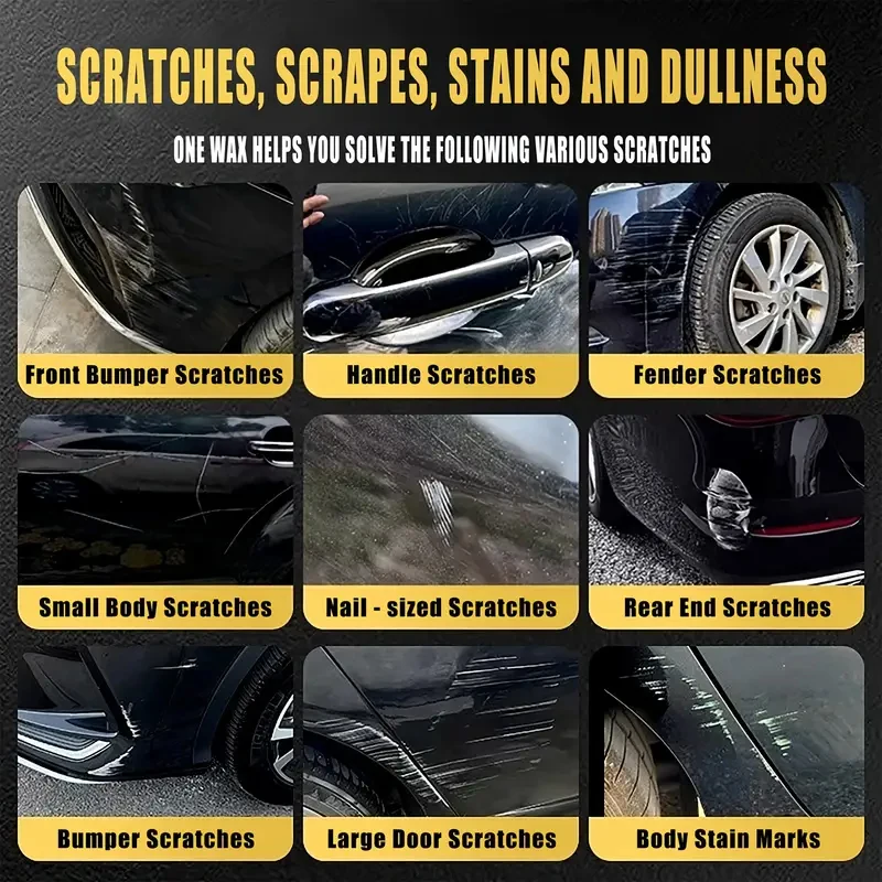 Car Scratch Polish Compound – Removes Scratches, Water Spots & Light Scuffs, Easy Hand Application, Universal