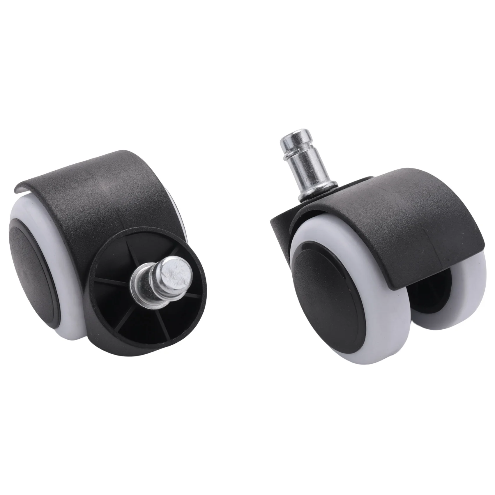 

ABLQ 50 мм роликовые колеса для офисного стула — набор из 5 шт. — черный и белый