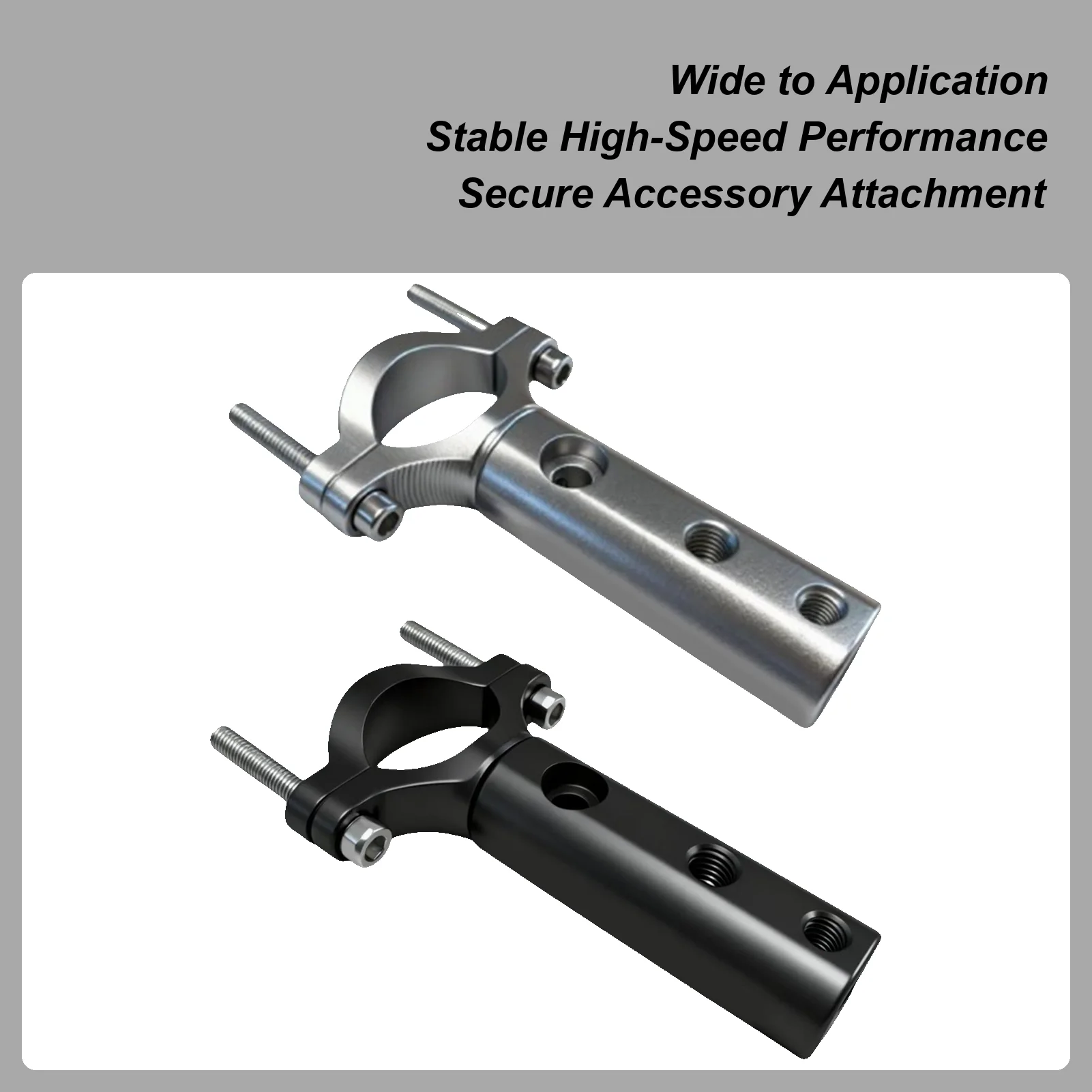 Motorcycle Headlight Mount Aluminum Alloy Holder Rearview Mirror Extension Light Holder For Scooter Riding Commuting Touring