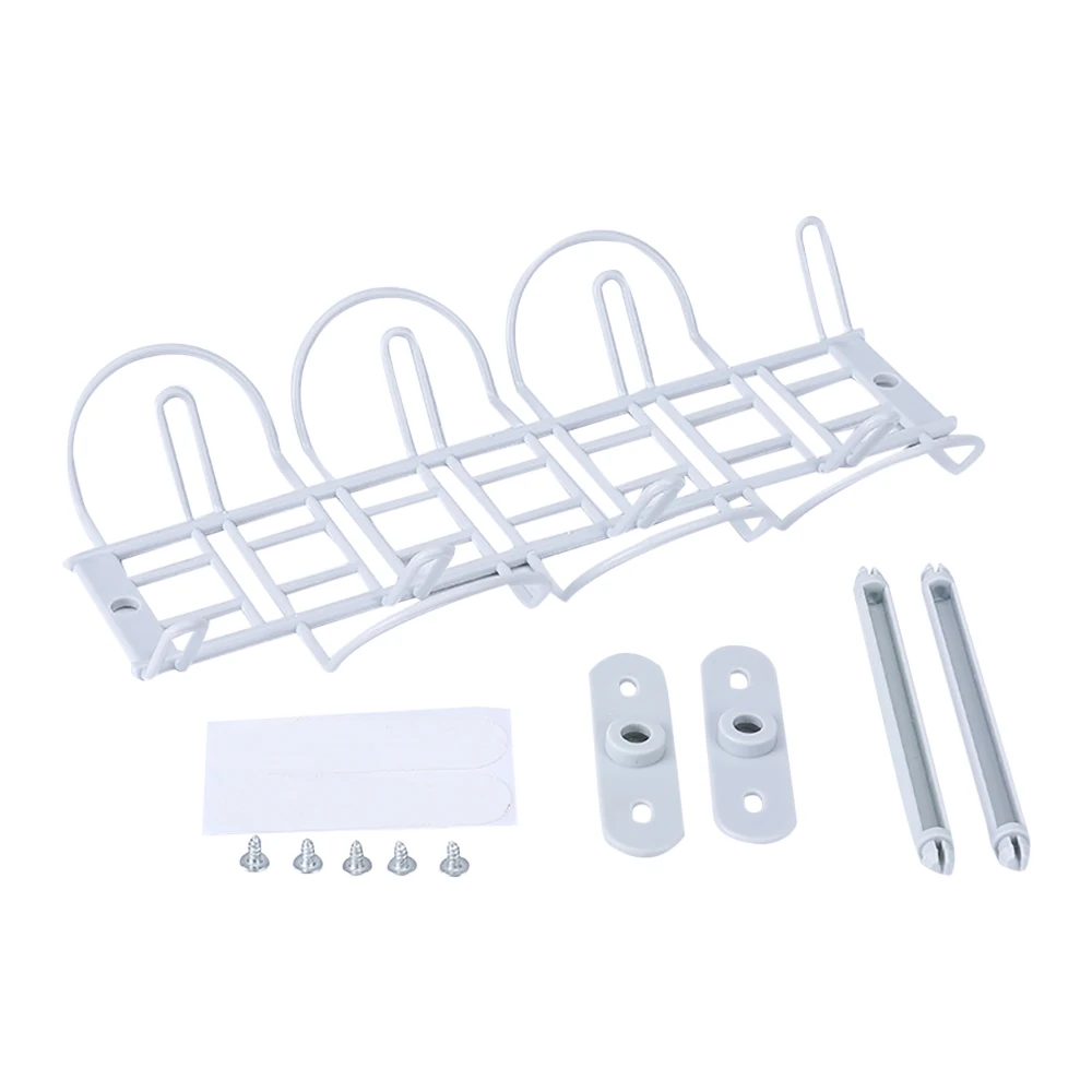 Under Table Storage Rack Cable Shelf Table Bottom Socket Holder Hanging Rack Line Finishing Office Desk Wire Organizer