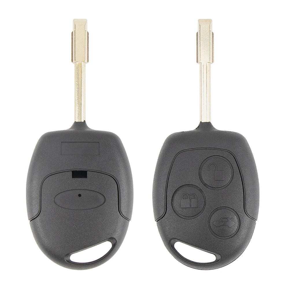 JINGXIN KR55WK47899 315MHz-433MHZ 4D63/4D60 Chip Replacement 3 Button Remote Car Key Fob FO21 HU101 for Ford car key