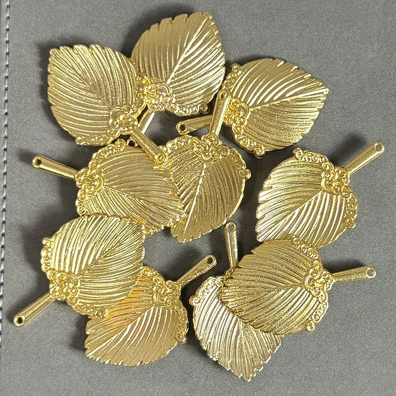 

Fashion DIY Fan Shape Pendant Necklace Keychain Handmade Lucky Charm Accessories