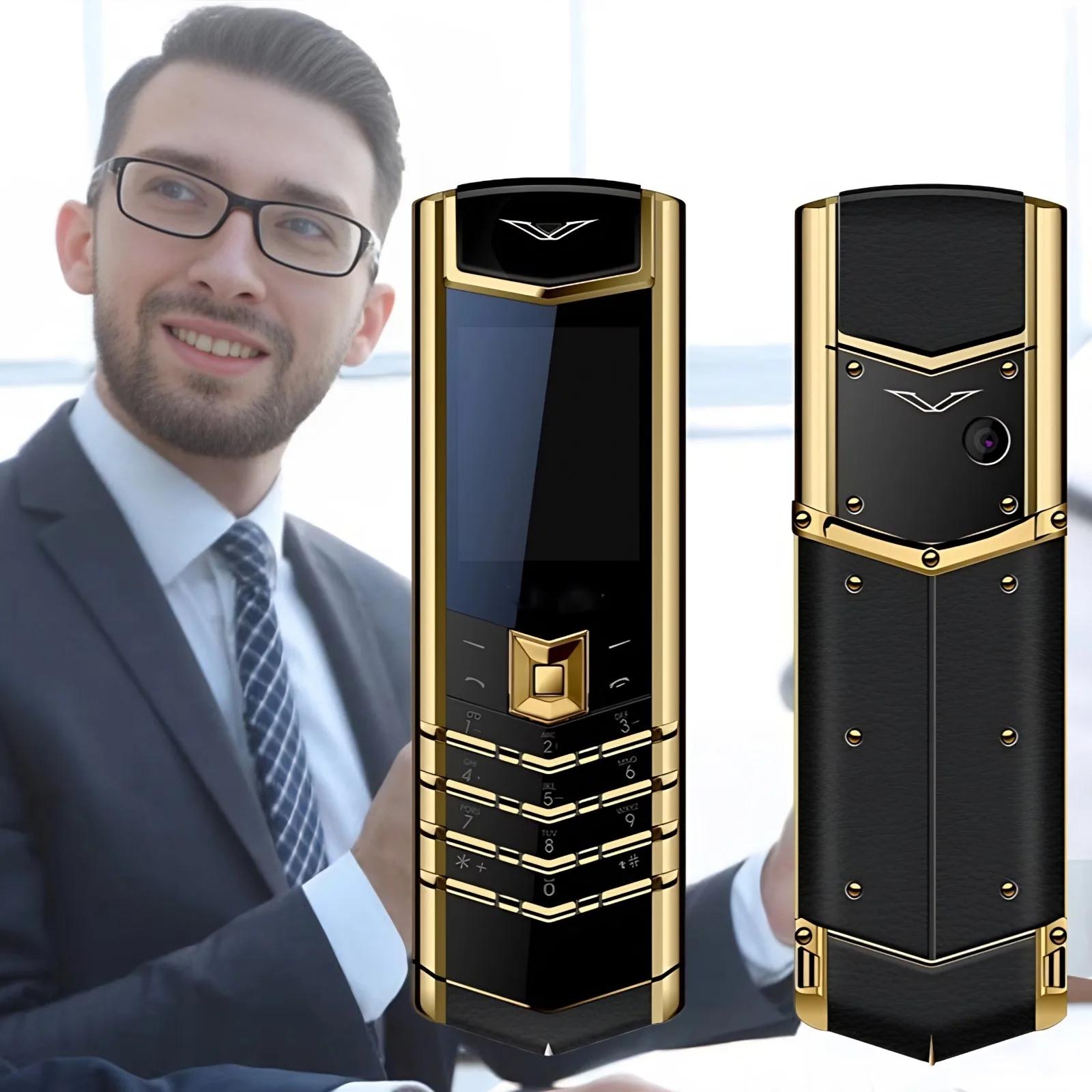 الكلاسيكية كبار الهاتف المحمول أنيقة المعادن التوقيع اليدوية الهاتف المحمول المزدوج سيم بلوتوث الهاتفي الكتاب الاليكتروني الفاخرة المسنين الهاتف