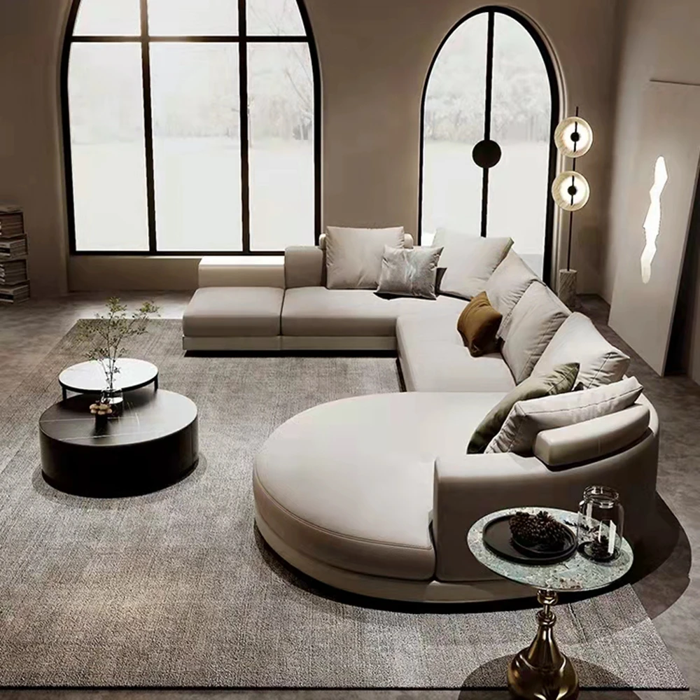 %k for Large Luxury Sofa Corner Living Room Furniture Modular Modern Velvet U Shape Sofa Leather Sectional 7 Seater Sofa Set*