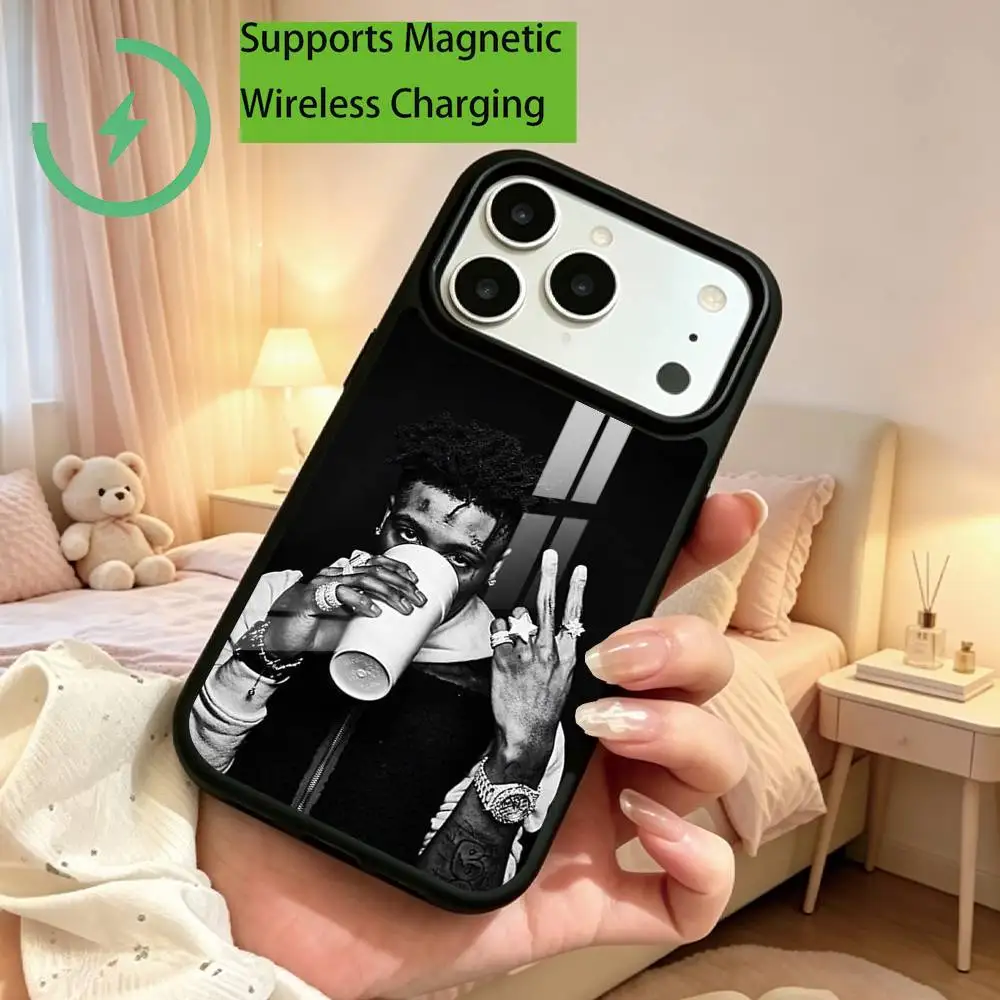S-Stylish R-Rapper youngboy   Phone Case For iPhone17,16,15,14,13,12,11 Plus,Pro Supports Magnetic Wireless Charging Gift