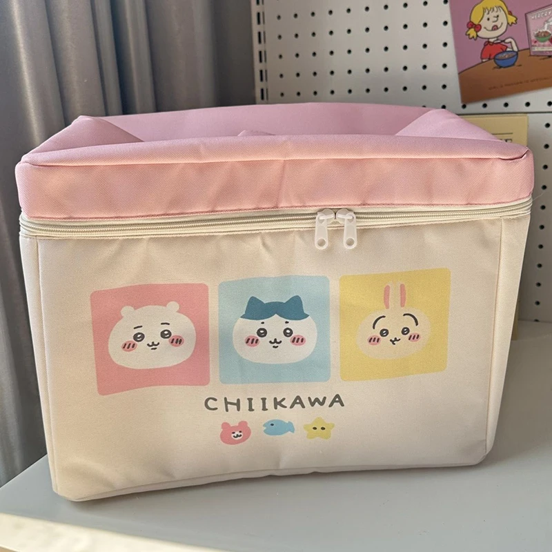 Cartoon Sanrio Xxx Chiikawas accessori Cute Beauty Kawaii Anime dormitorio organizzatore portatile vestiti snack giocattoli per ragazza regalo