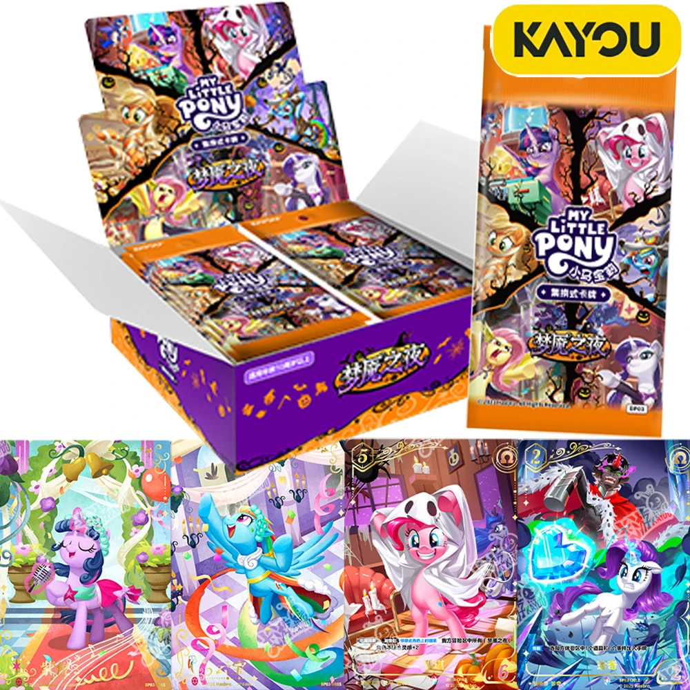 

Оригинальные коллекционные карты KAYOU My Little Pony, Twilight Sparkle Rarity, анимация, сверкающие изысканные игровые карты TCG, игрушки, подарки