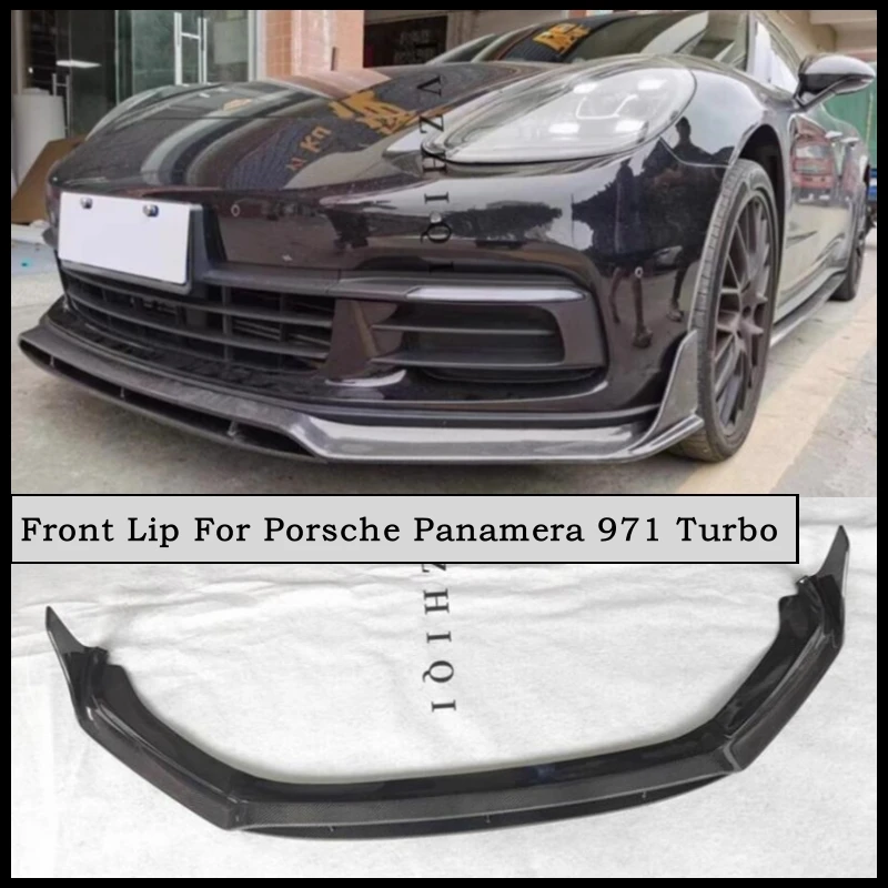

Для Porsche Panamera 971 S 4S Turbo 2017-2023 передний спойлер из углеродного волокна, комплект кузова, бампер, диффузор, сплиттер, обновление, ремонт