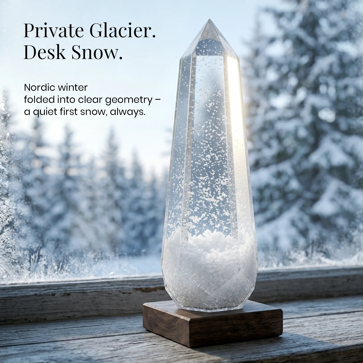 Creative Desktop Decorative Weather Forecast Bottle Storm Glass Simple Modern Home Accessories Gift for Men And Women