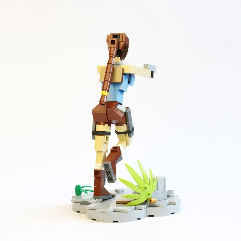 MOC Adventure Games Tombed Raiders Lara Croft Building Block Set Action Figures Brick Toys For ChildrenChristmas DIYGift 195PCS