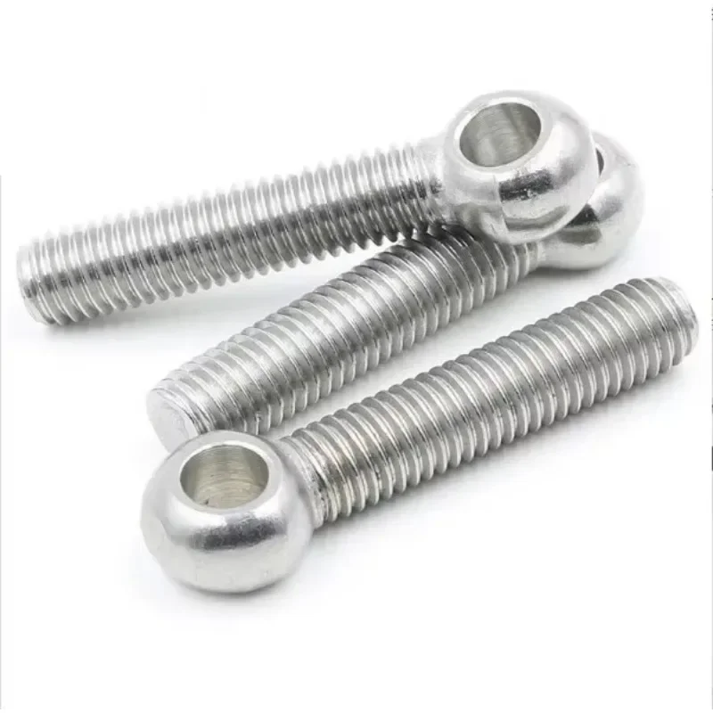 

LvvsbXpE 10 шт. M6 из нержавеющей стали с фиксированным кольцом, винты с закрытым шарниром, болты для украшения дома, длина 20 мм-40 мм