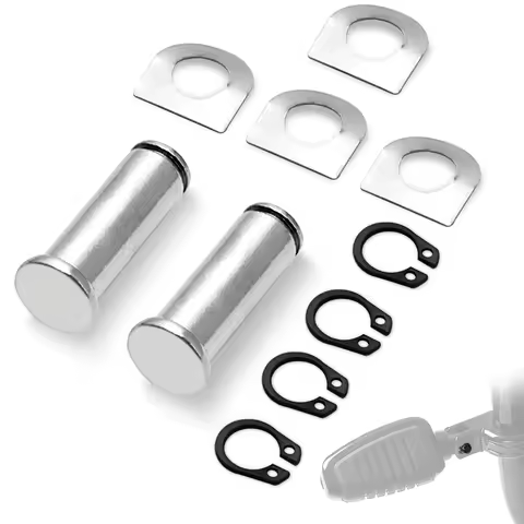 10Pcs Footpeg Mount Kits For Harley Davidson Touring Dyna Softail Sportster 883 1200 Motorcycle Bolt Pin Spring Washer Parts