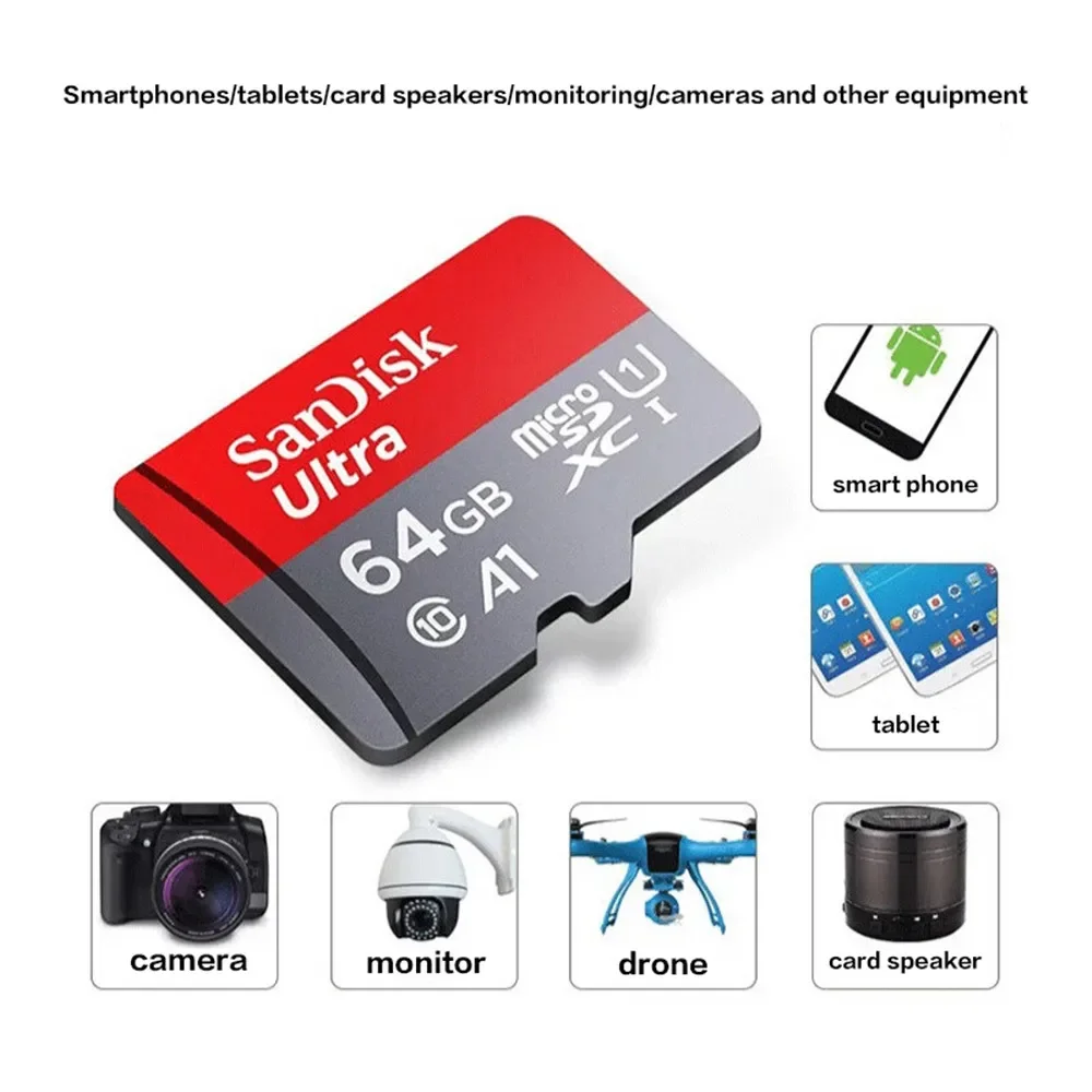 Extreme Pro Micro SD Card 4K U3 V30 micro SDXC A2 UHS-I Memory Cards Ultra A1 U1 C10 TF Card For 1080P game machine Camera DJI