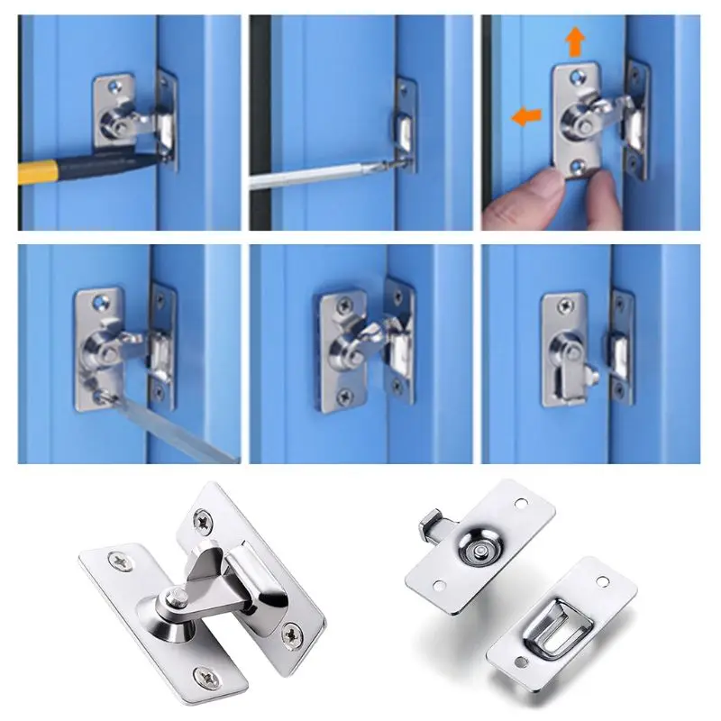 Door for Latch Thickened Stainless Steel Door Hasp Bending Lock