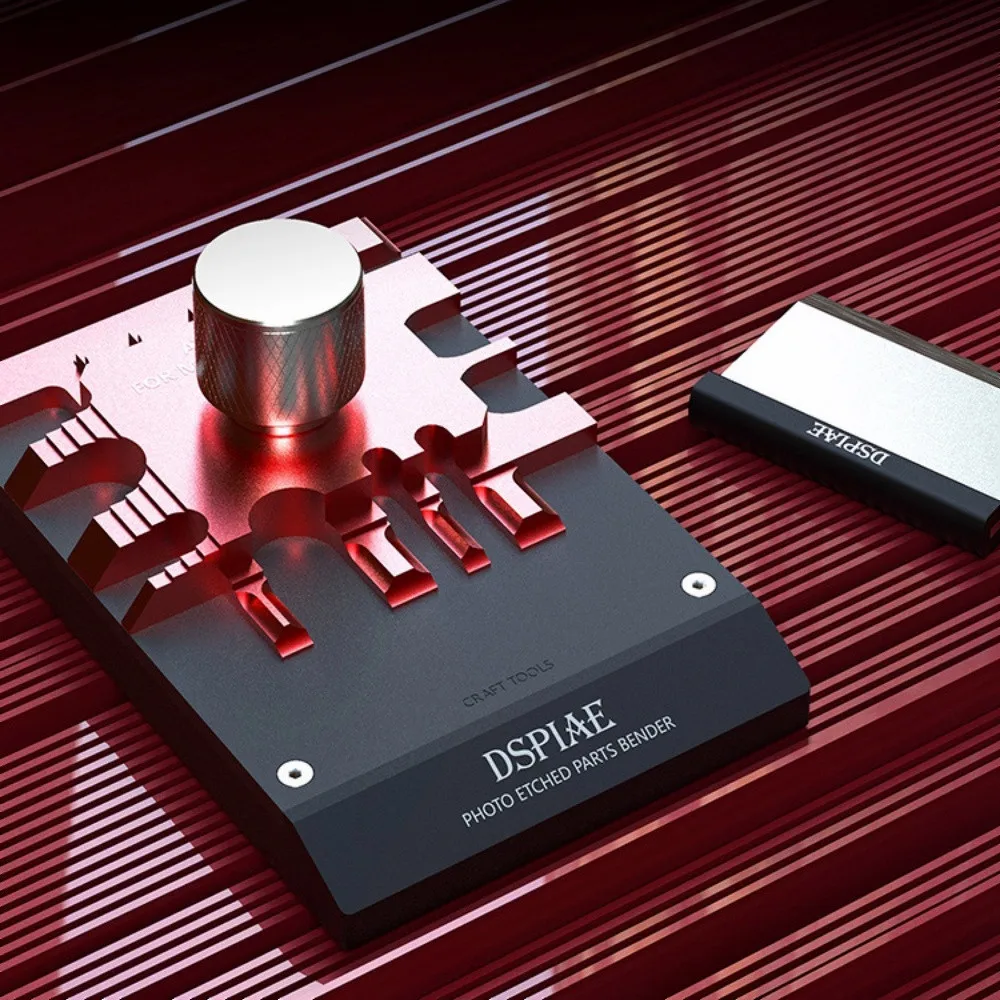 

DSPIAE AT-MPB Mini Etch Parts Bender Model Tool for Gundam Car Military Aircraft Ship Kit Assembly Hobby DIY Craft Tools Red