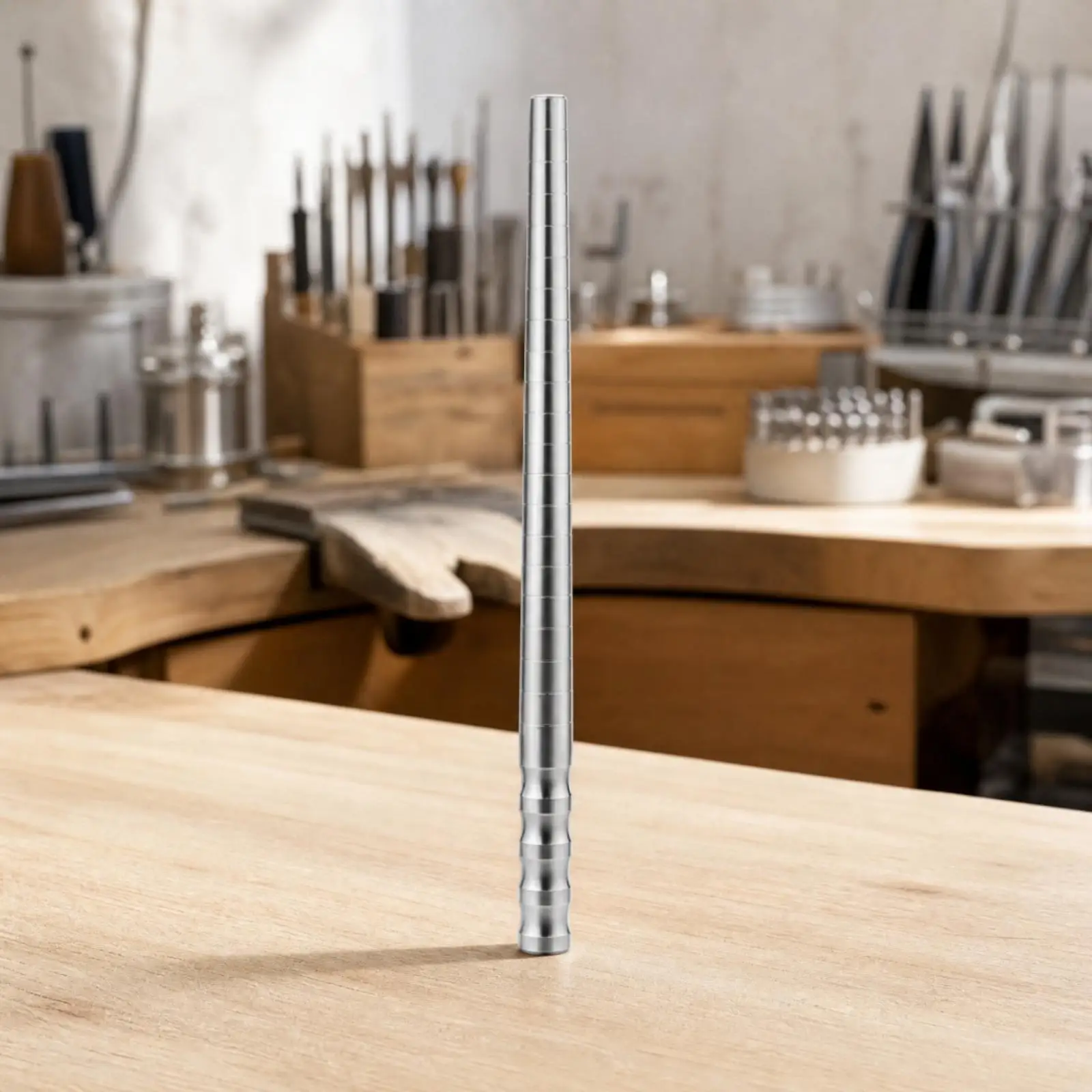 Ring Sizing Mandrel 304 Stainless Steel Jewelry Ring Mandrel Sizing Tool for Ring Making Reshaping and Forming Work