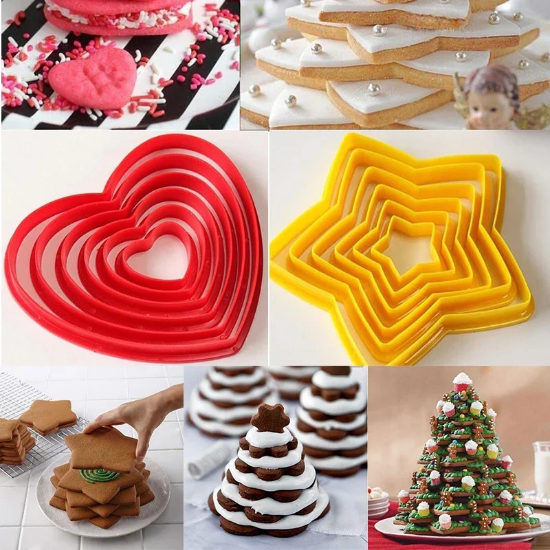 Cutter Mould Sandwich Cutter For Children DIY Cookie Set For Kids Multifunctional Food Grade Plastic Baking Bread Cooking Tools